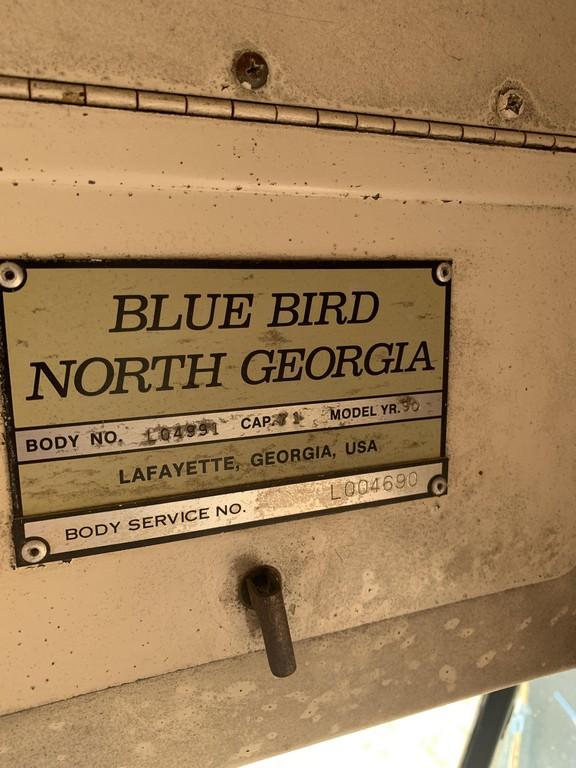 1991 Blue Bird