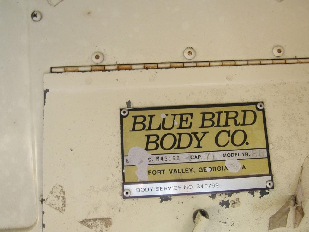 1988 Blue Bird S1700