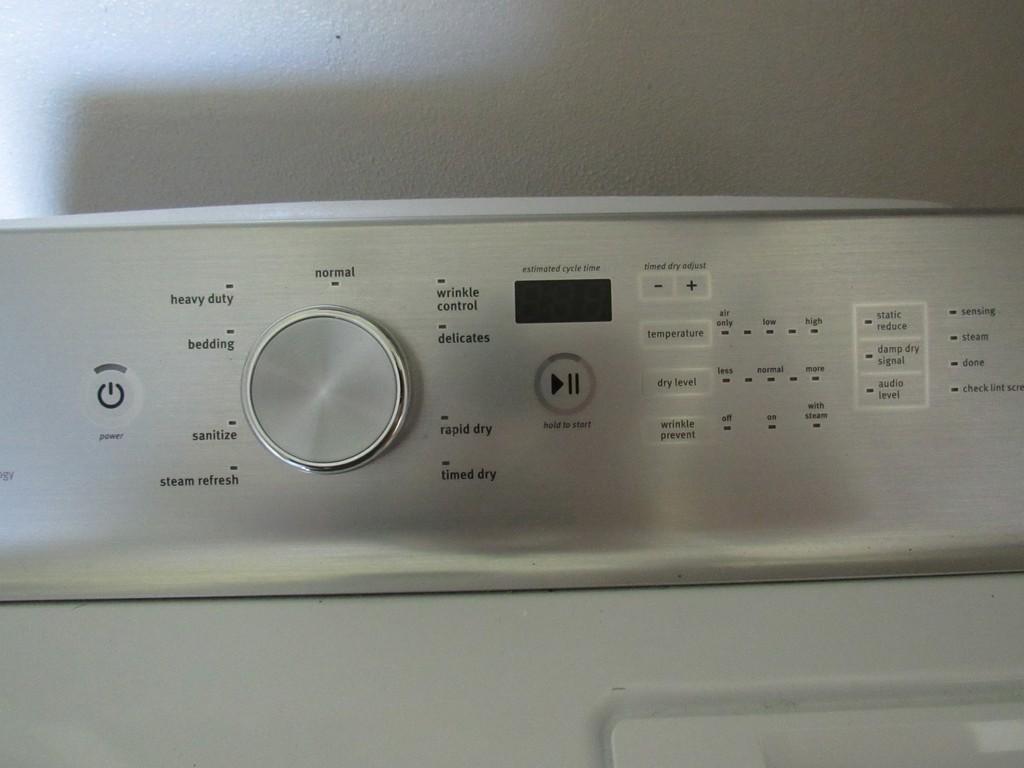 Maytag gas dryer Bravos XL steam