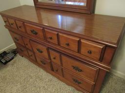 Dresser w/mirror,  chest of drawers