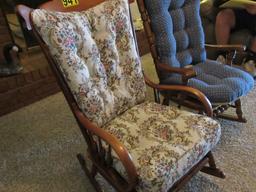 2 Rocking chairs w/cushions