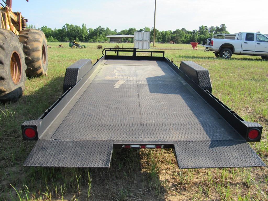 HD Tilt Trailer w/diamond plate floor NO TITLE