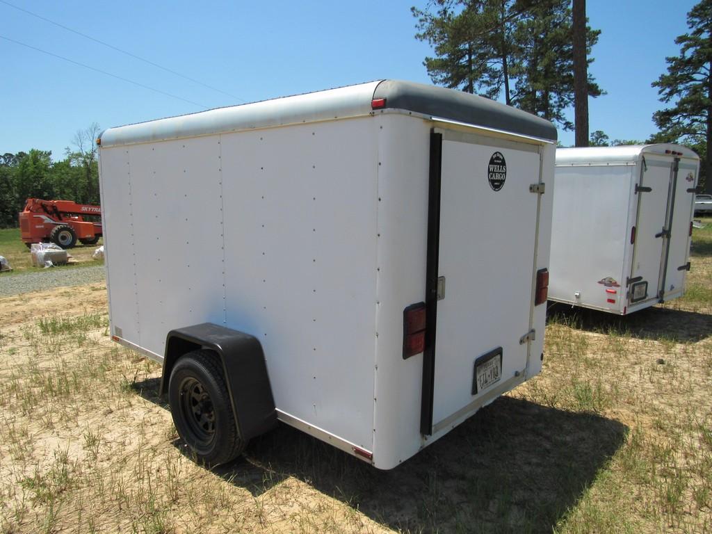 Wells Cargo 6' x 10' enclosed trailer NO TITLE