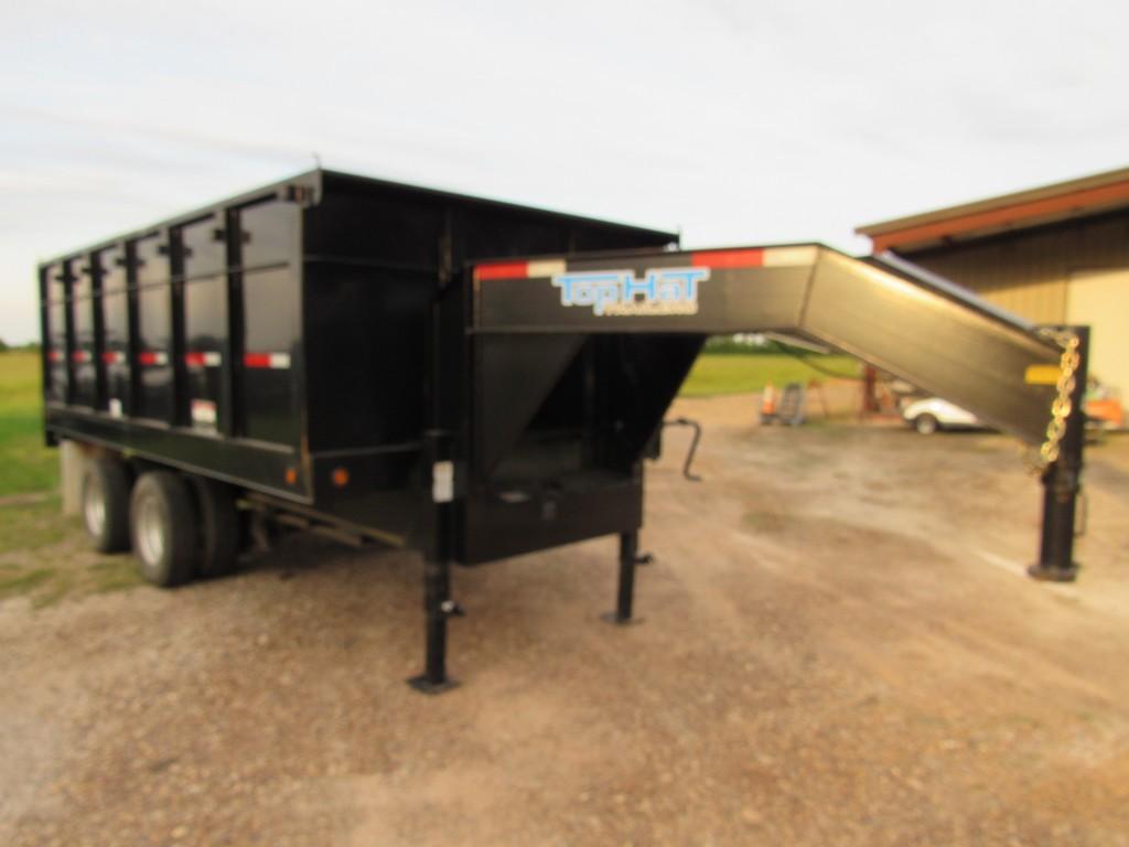 2017 Top Hat 20' hydraulic dump trailer