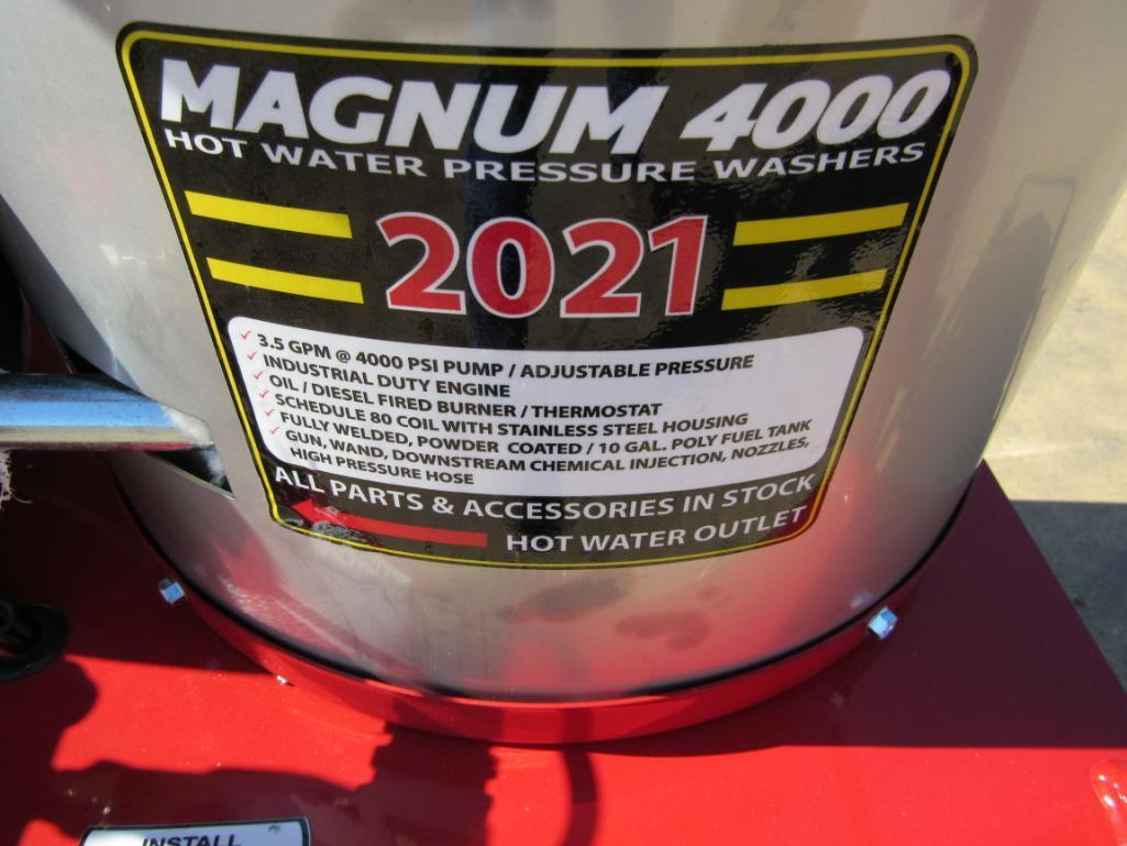 Unused Magnum 4000 Hot Water Pressure Washer