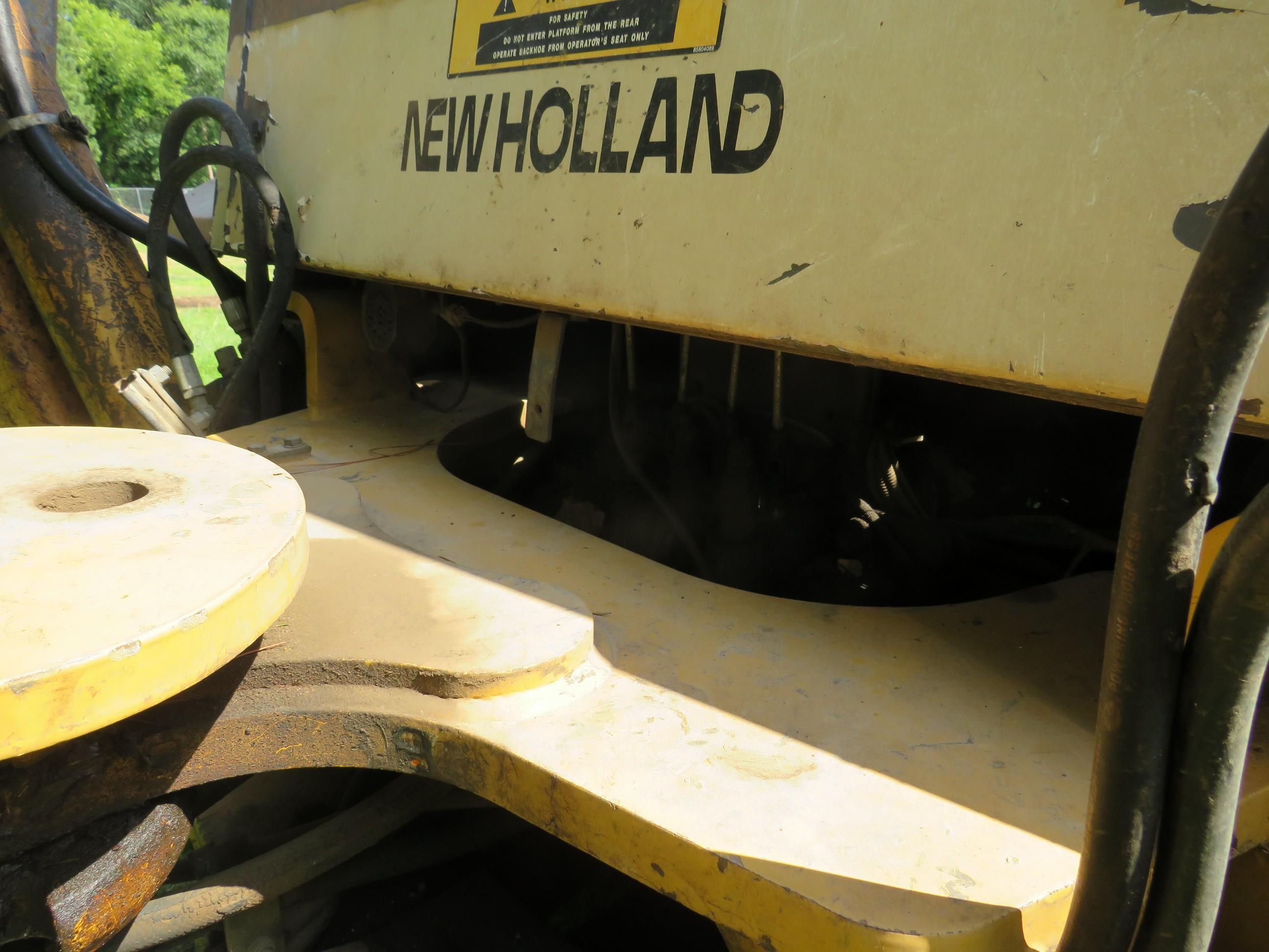 New Holland 555E Loader Backhoe