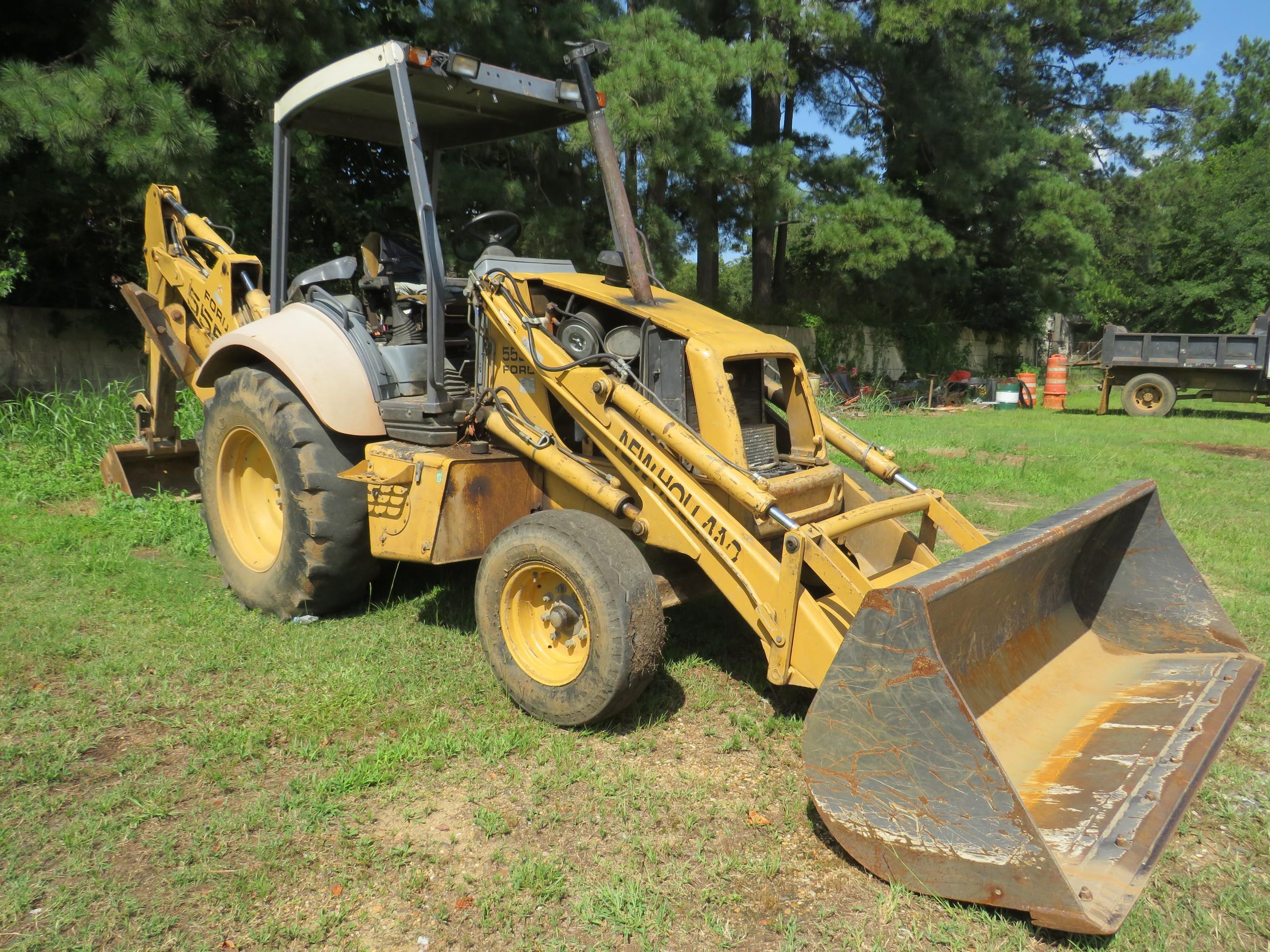 New Holland 555E Loader Backhoe