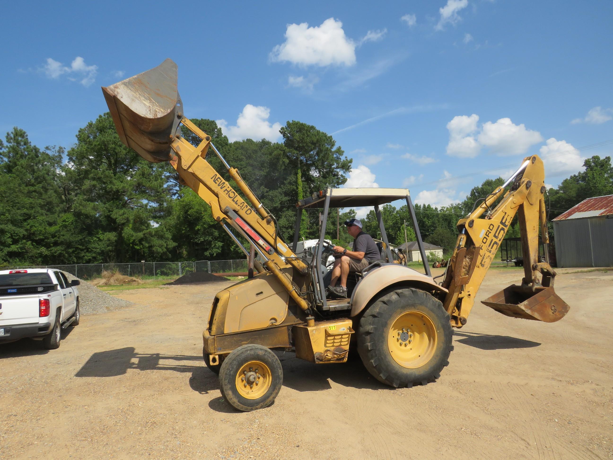 New Holland 555E Loader Backhoe