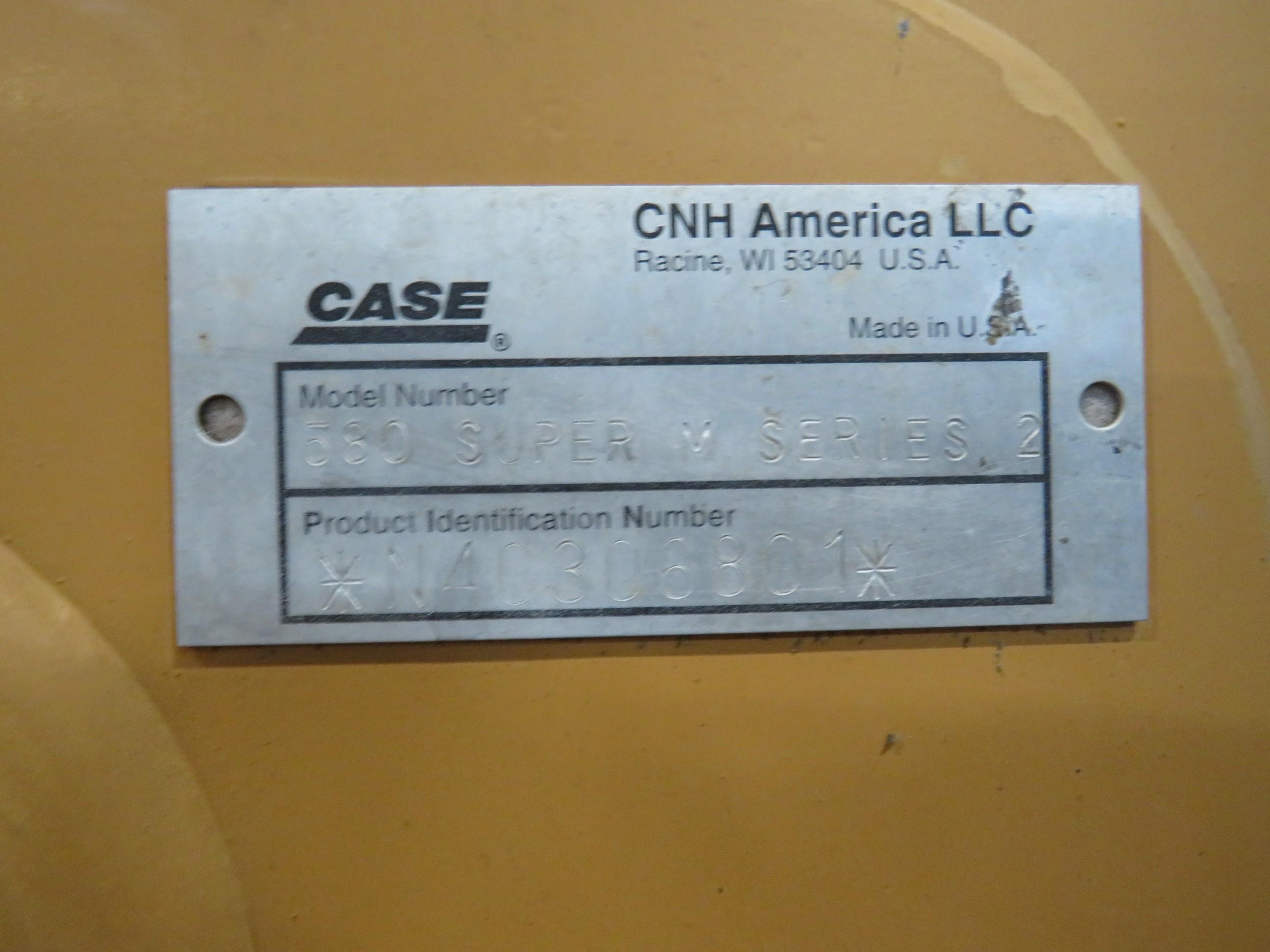Case 580 Super M, Series II Loader Backhoe