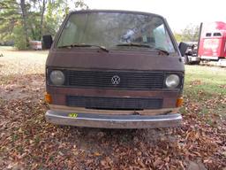 1984 Volkswagen Vanagon GL NO TITLE