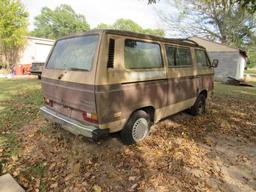 1984 Volkswagen Vanagon GL NO TITLE