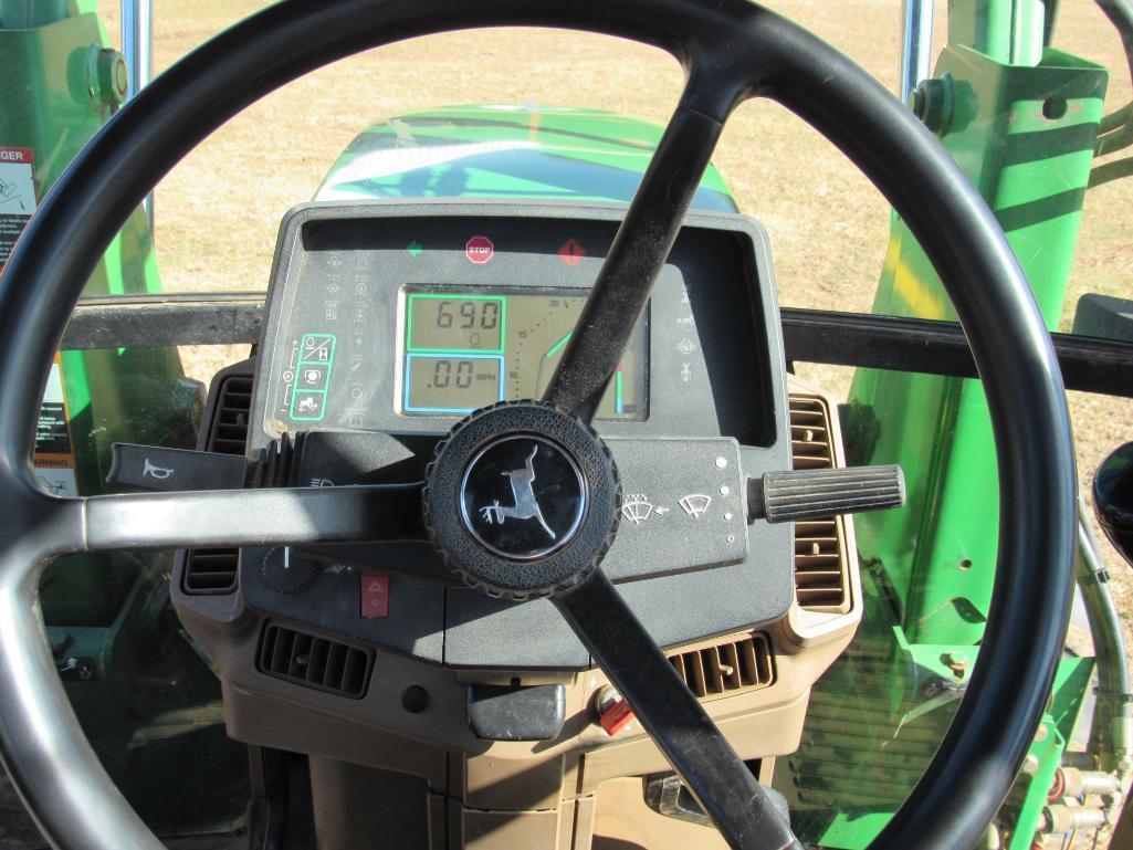 2001 John Deere 7510 Cab Tractor