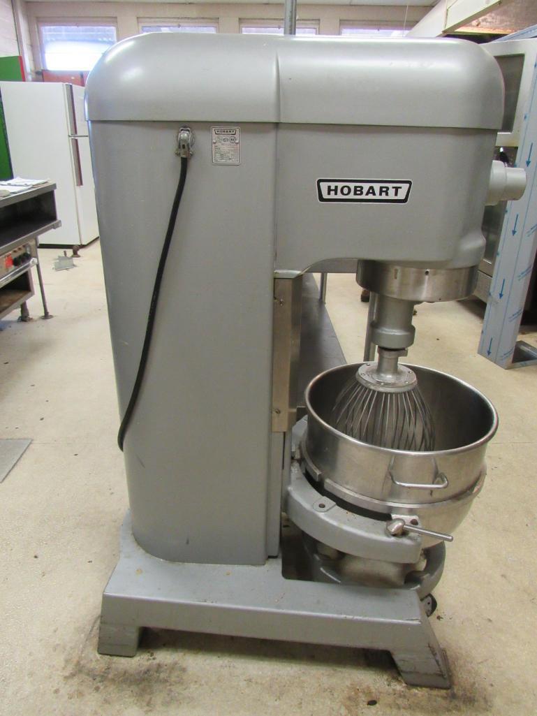 Hobert H-600T commercial mixer with attachments