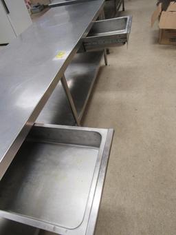 Stainless Steel work table w/bottom shelf