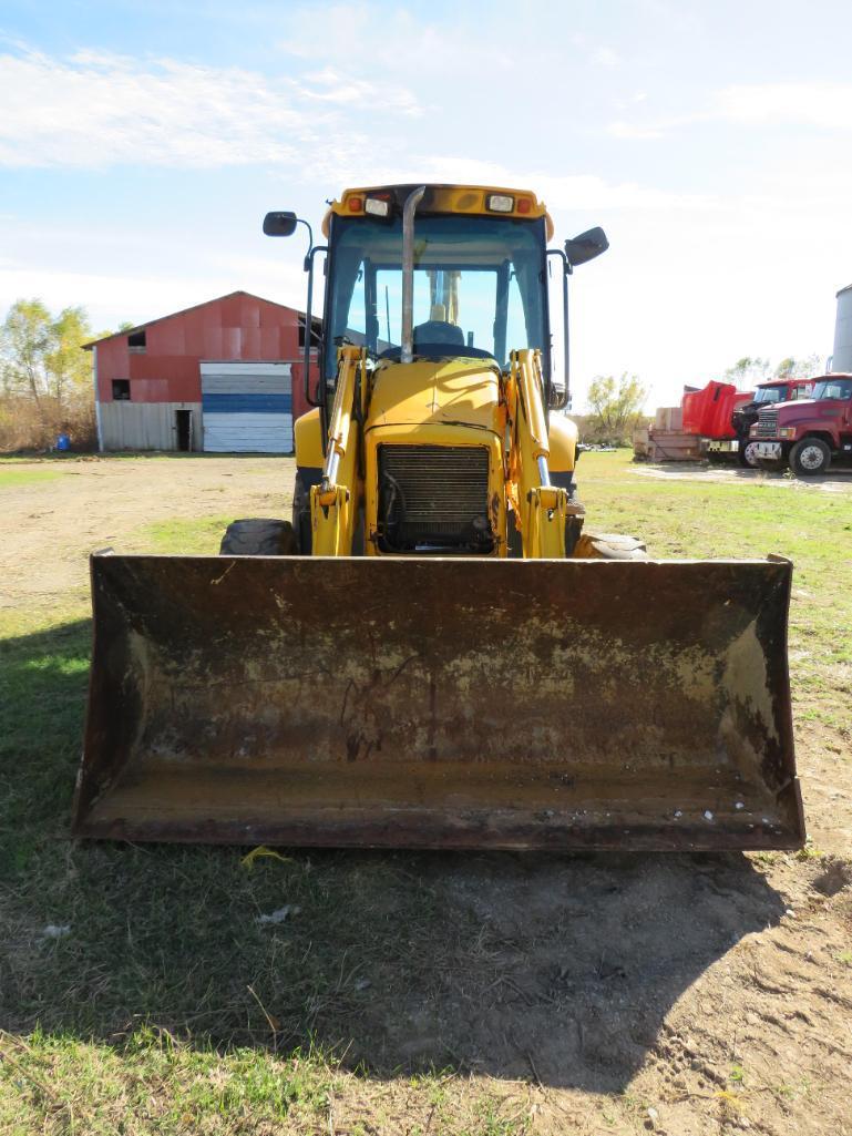 JCB 214 Cab Backhoe Extend-A-Hoe 4x4