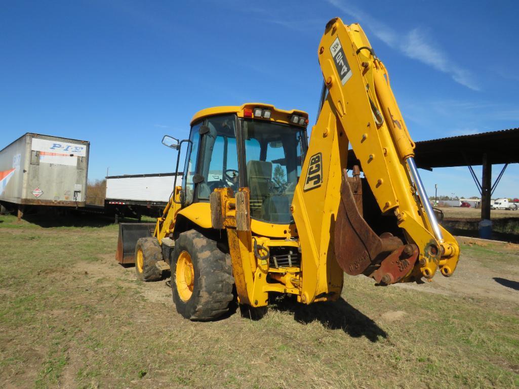 JCB 214 Cab Backhoe Extend-A-Hoe 4x4