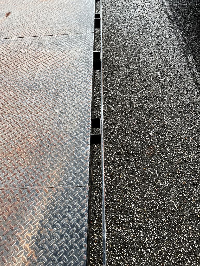 24' Stake body steel bed - USED 6" long sill, 1/8" floor, 16" on center cross members