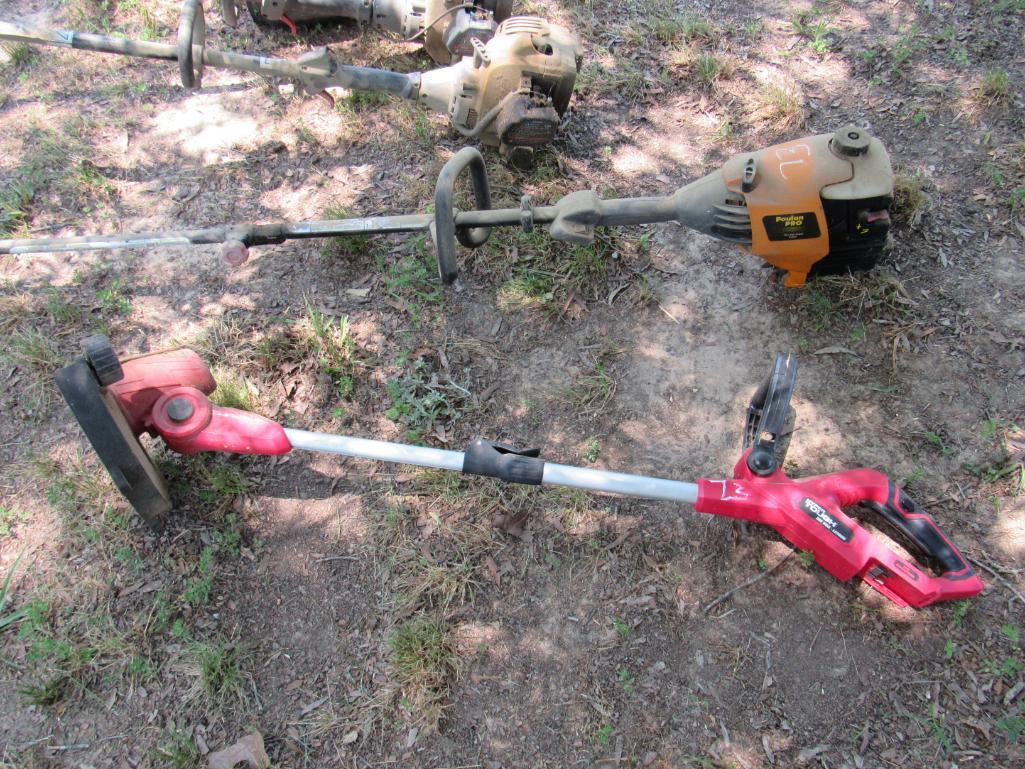 Chainsaw, weed eaters and pole saw