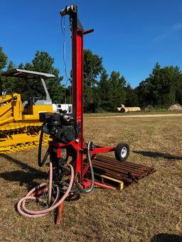 Bore Master portable water well rig