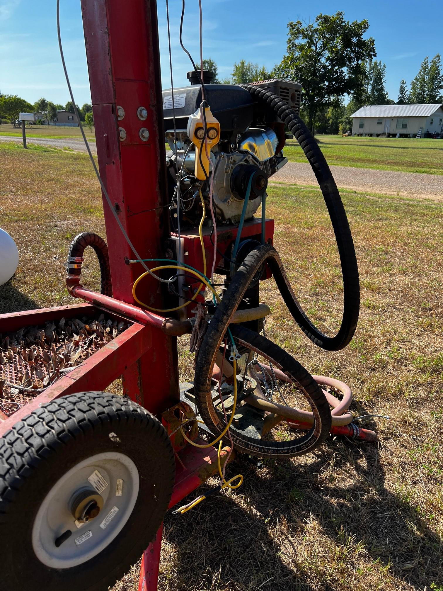 Bore Master portable water well rig