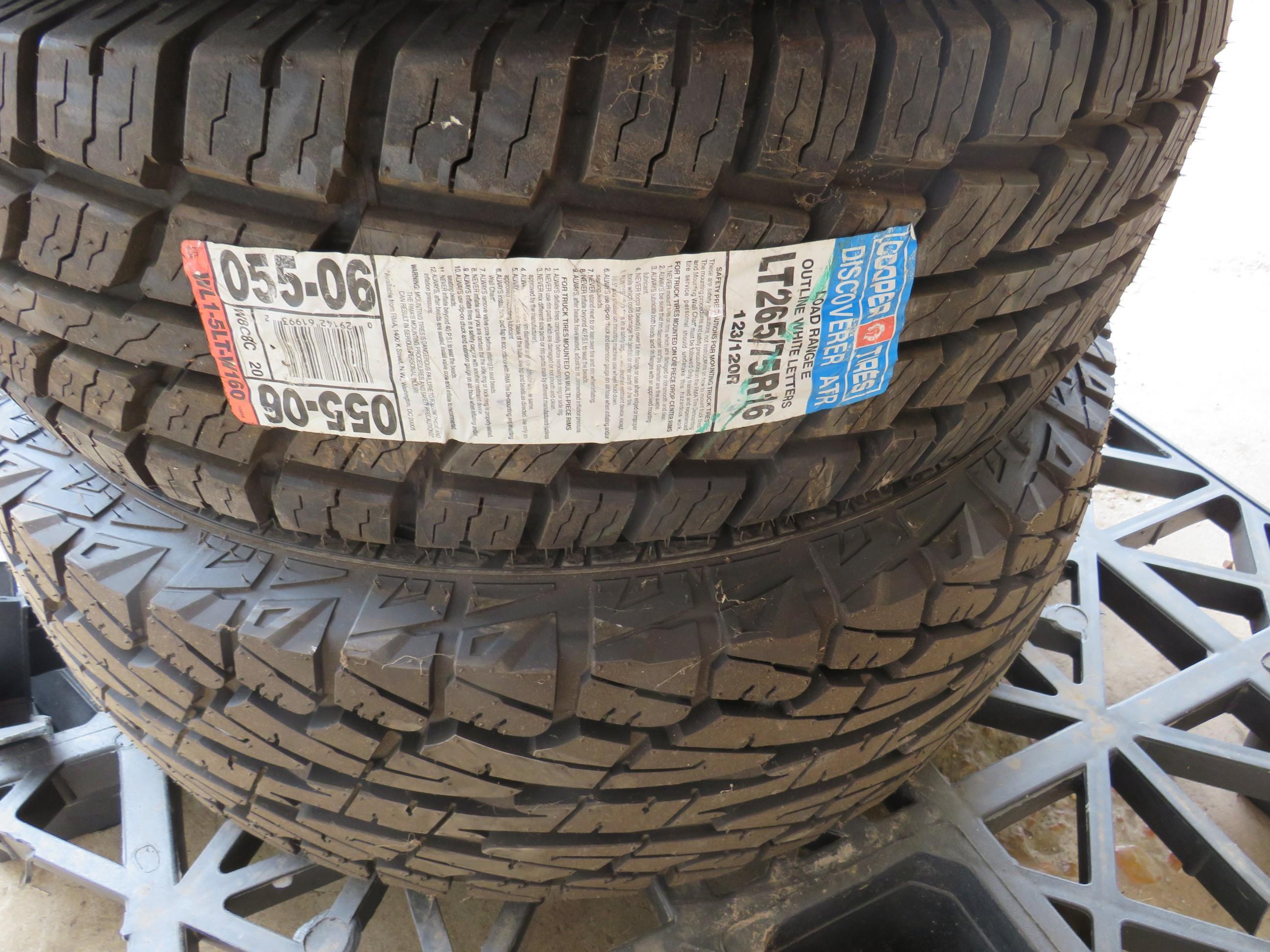 (3) 16" tires