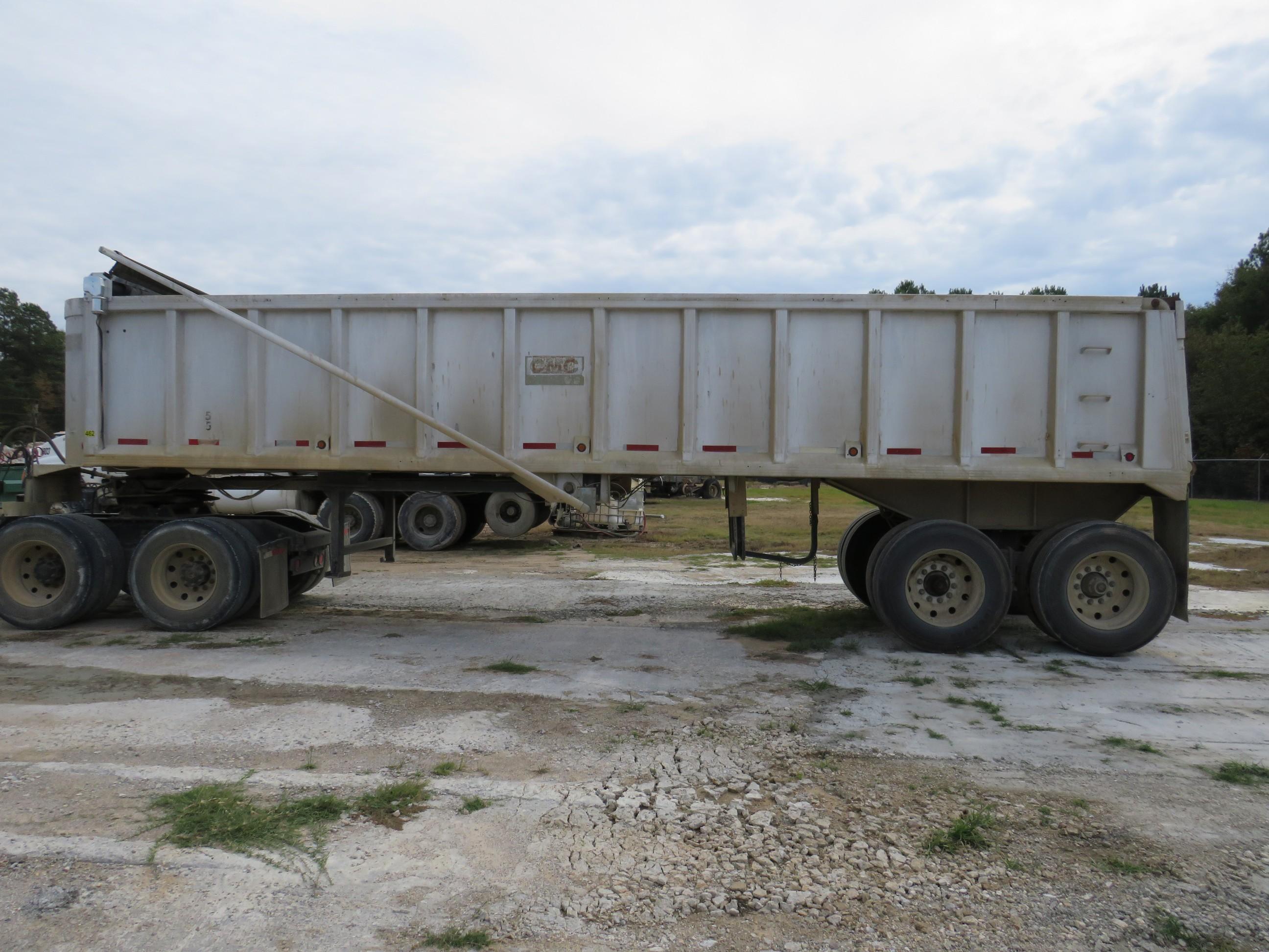 1977 CMC 32' Aluminum Dump Trailer