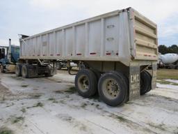 1977 CMC 32' Aluminum Dump Trailer