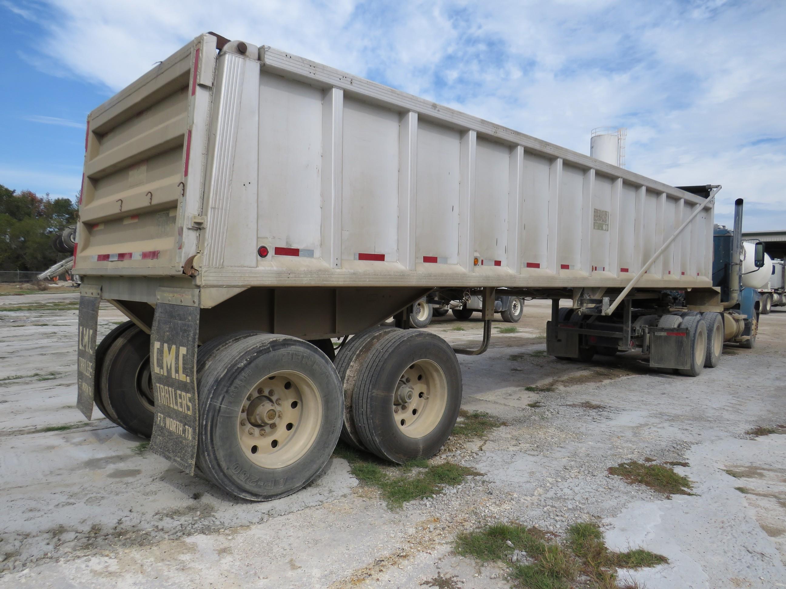 1977 CMC 32' Aluminum Dump Trailer