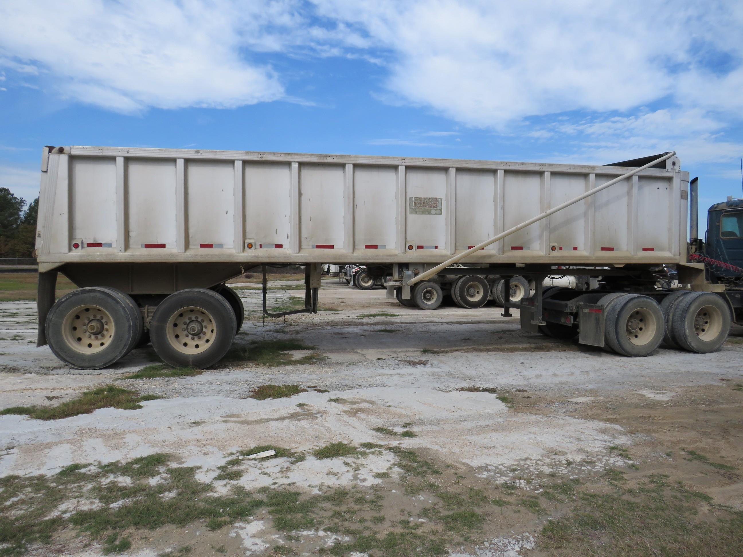 1977 CMC 32' Aluminum Dump Trailer