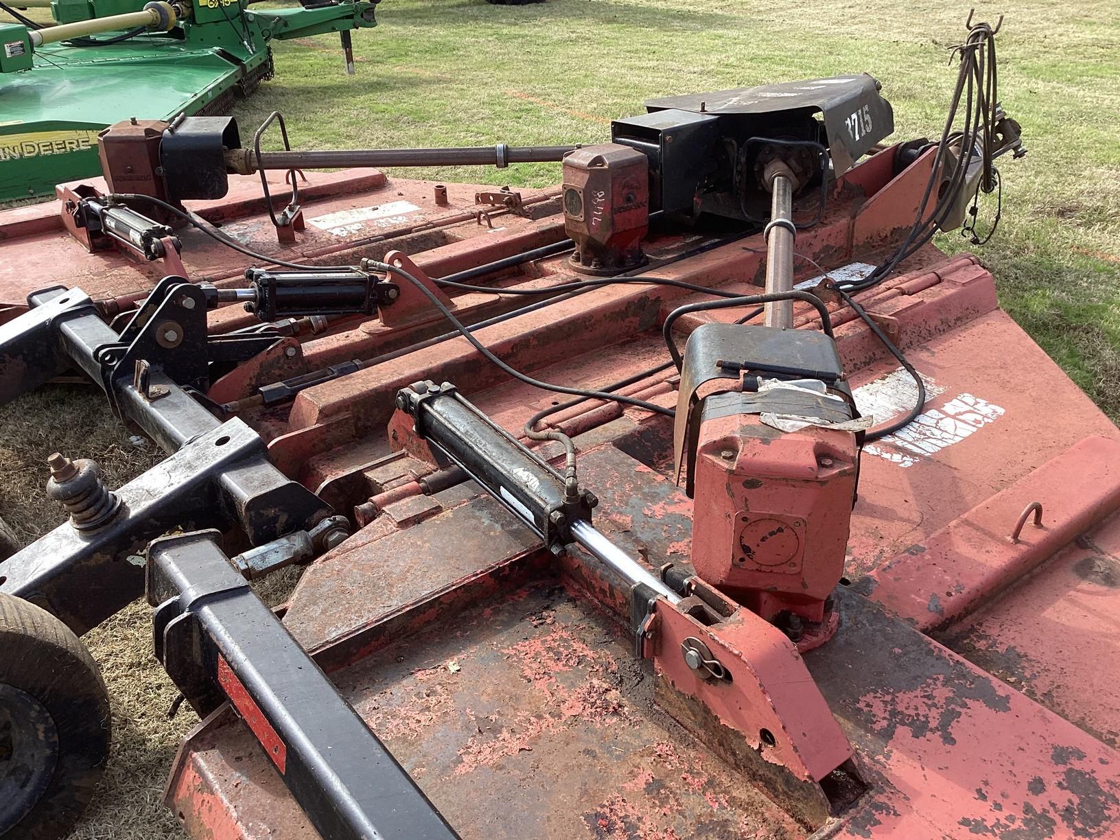 Bush Hog 3715 1000 PTO, 180" cutting width, 3 blades, flex wings, drive shaft included