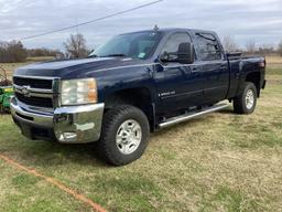 2008 Chevrolet Silverado LTZ 2500HD Blue Crew cab Z71 4x4