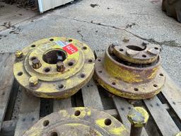 (2) John Deere dual hubs