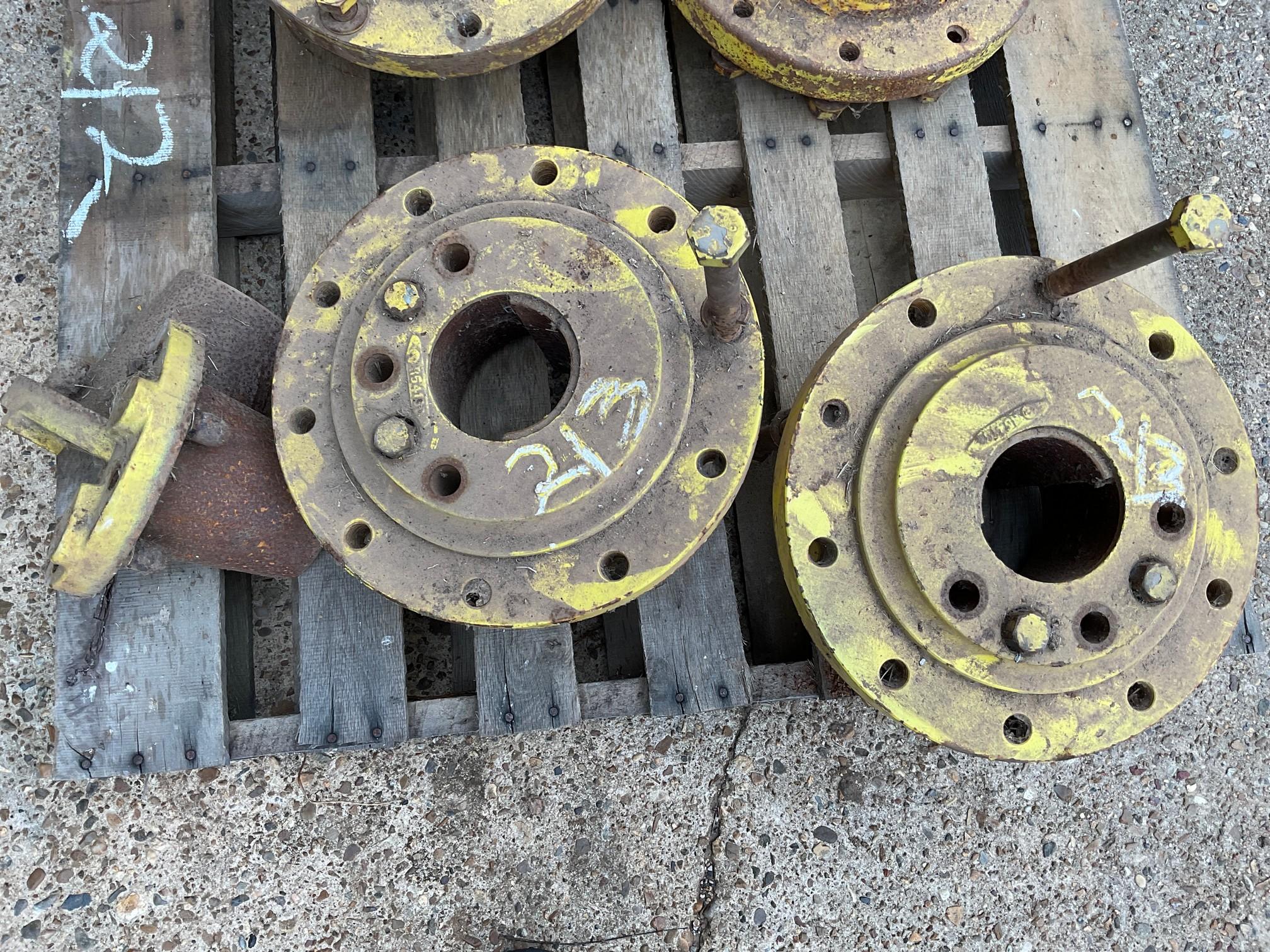 (2) John Deere dual hubs