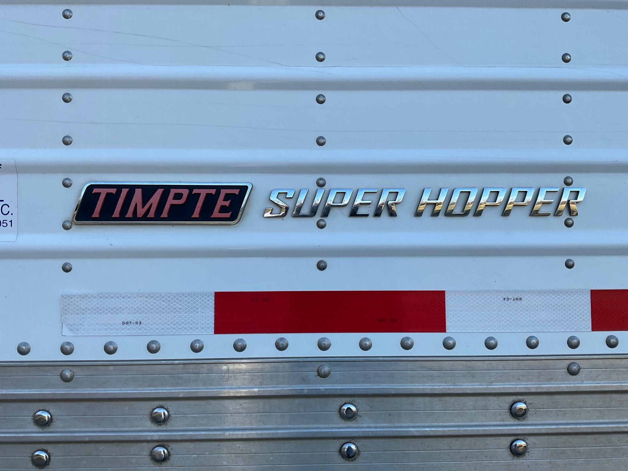 2018 Timpte Hopper Bottom Trailer Vin # 1TDH42221JB159620 New tarp.
