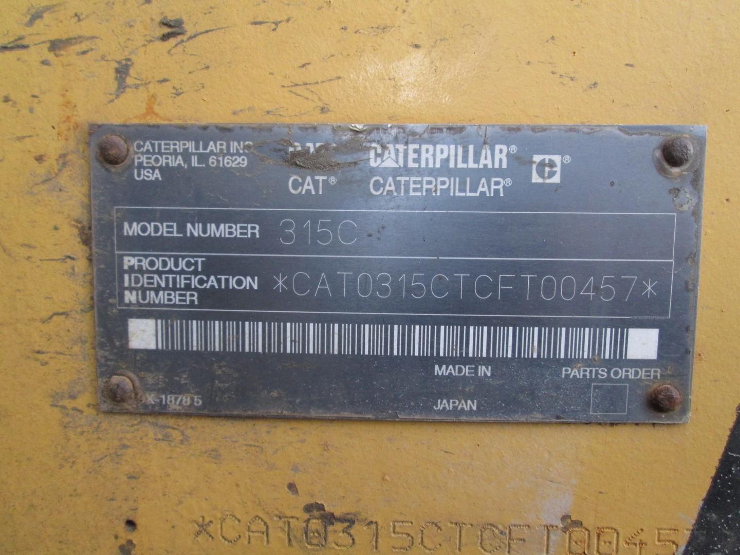 2002 Caterpillar 315CL Hydraulic Excavator