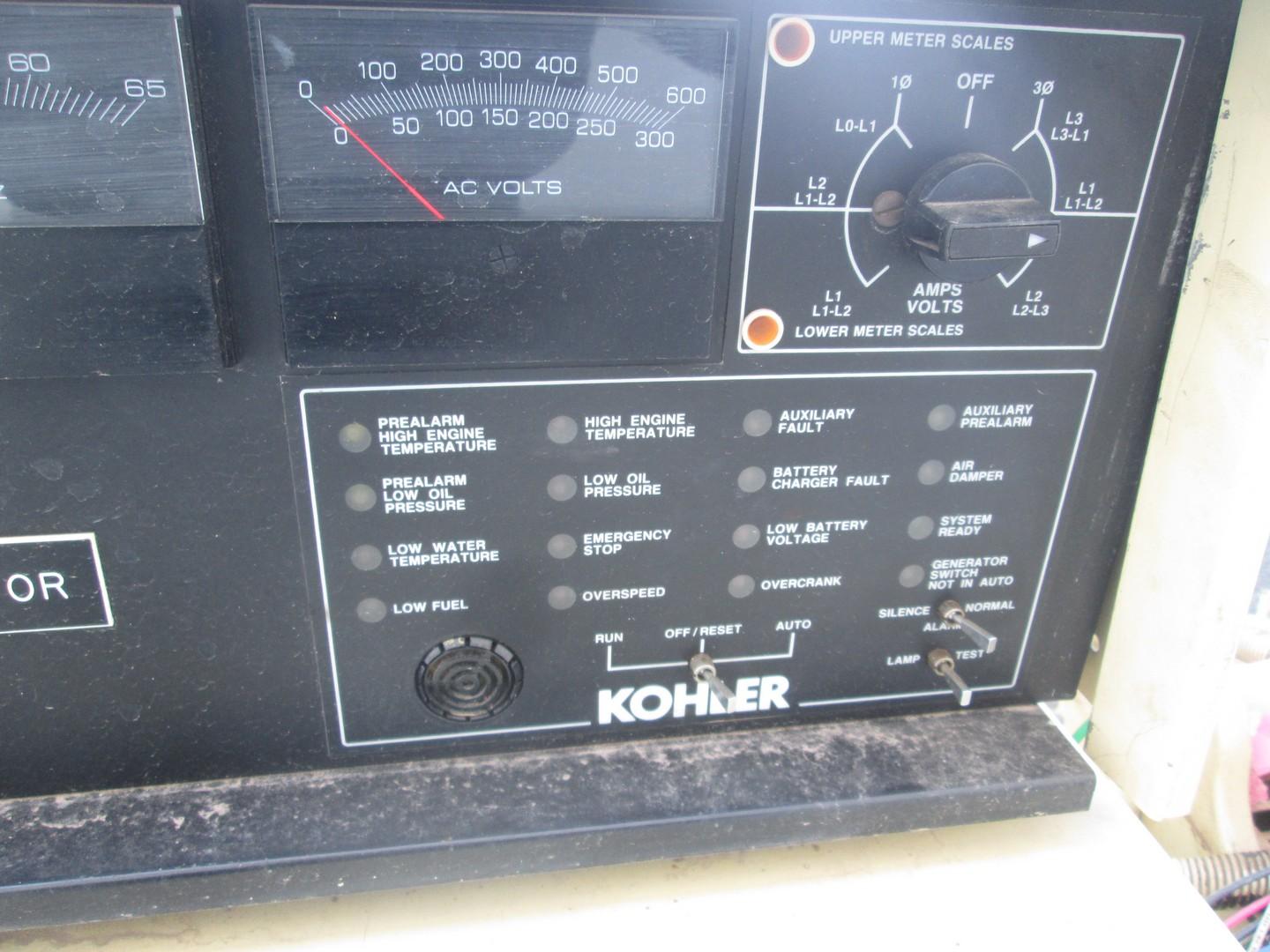 Kohler 100KW Generator