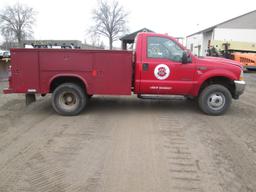 2002 Ford F-350 Utility Truck