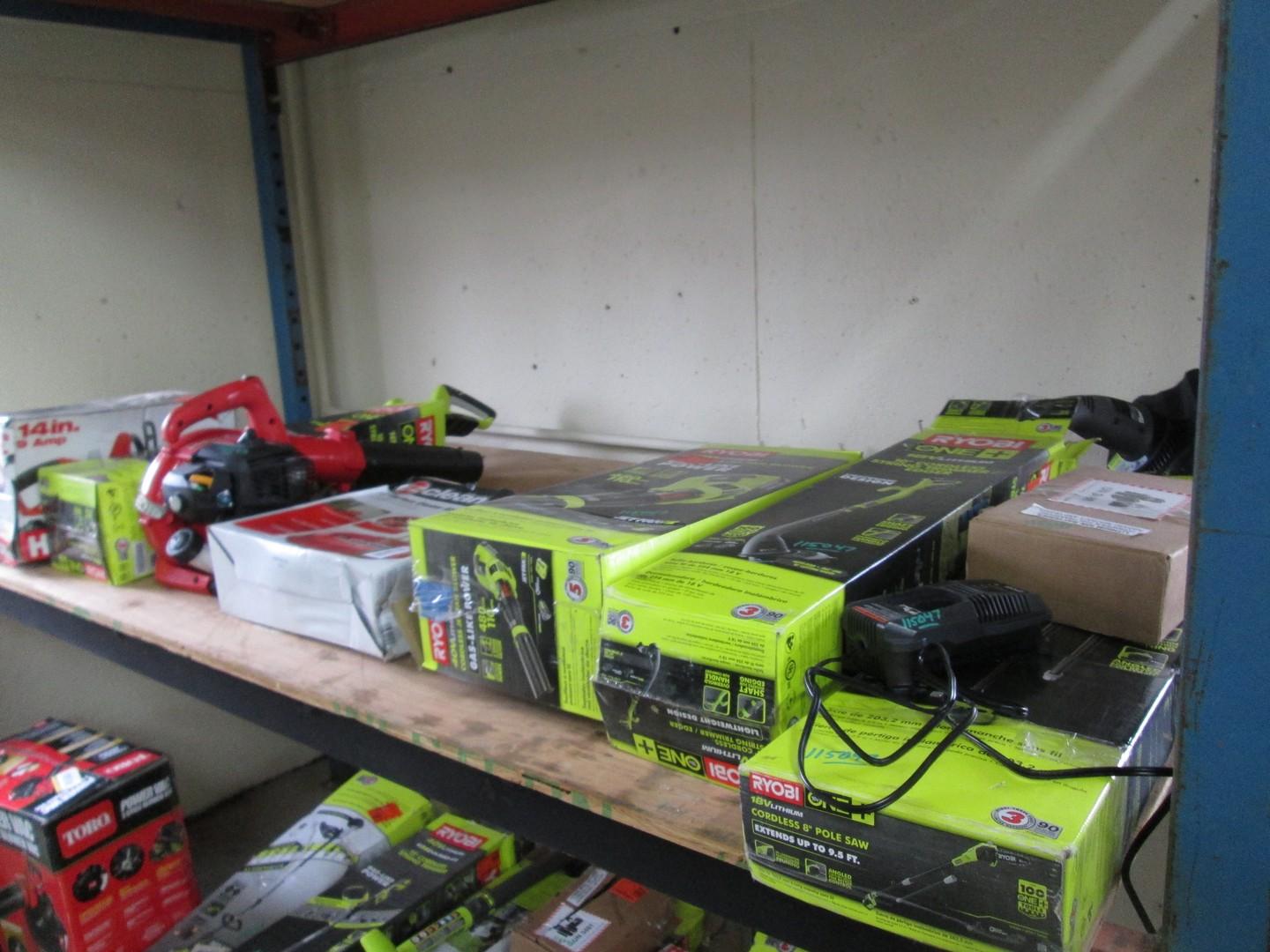 Assorted Battery and Gas Power Tools