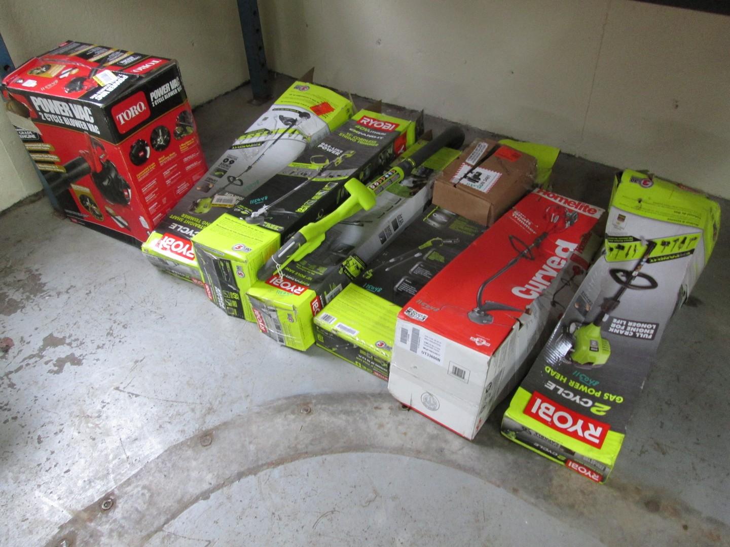 Assorted Battery and Gas Power Tools