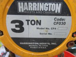 Harrington 3 Ton Chain Hoist