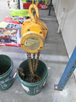 Harrington 1 Ton Chain Hoist