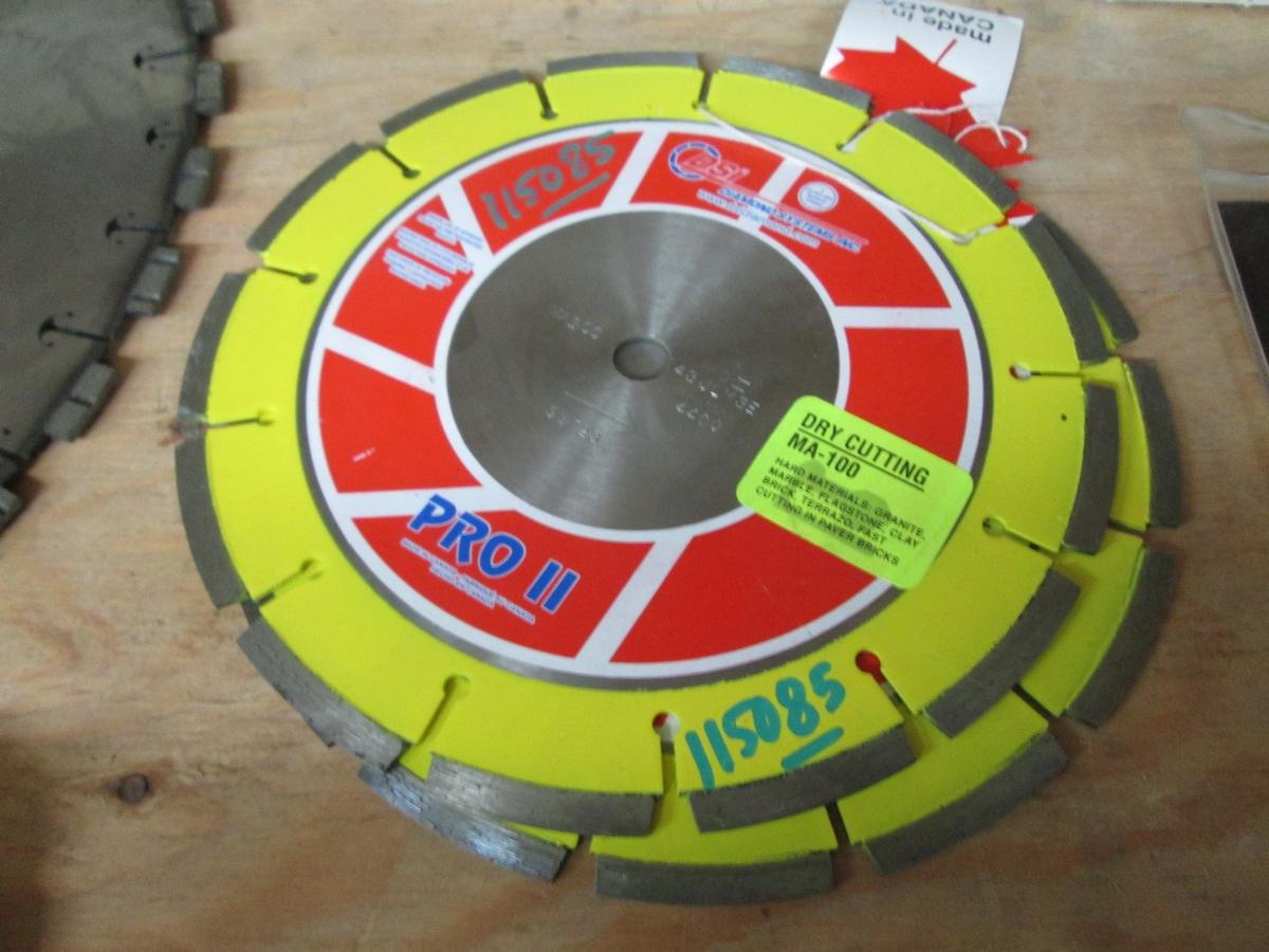 (2) 10" DSI Diamond Tip Blades