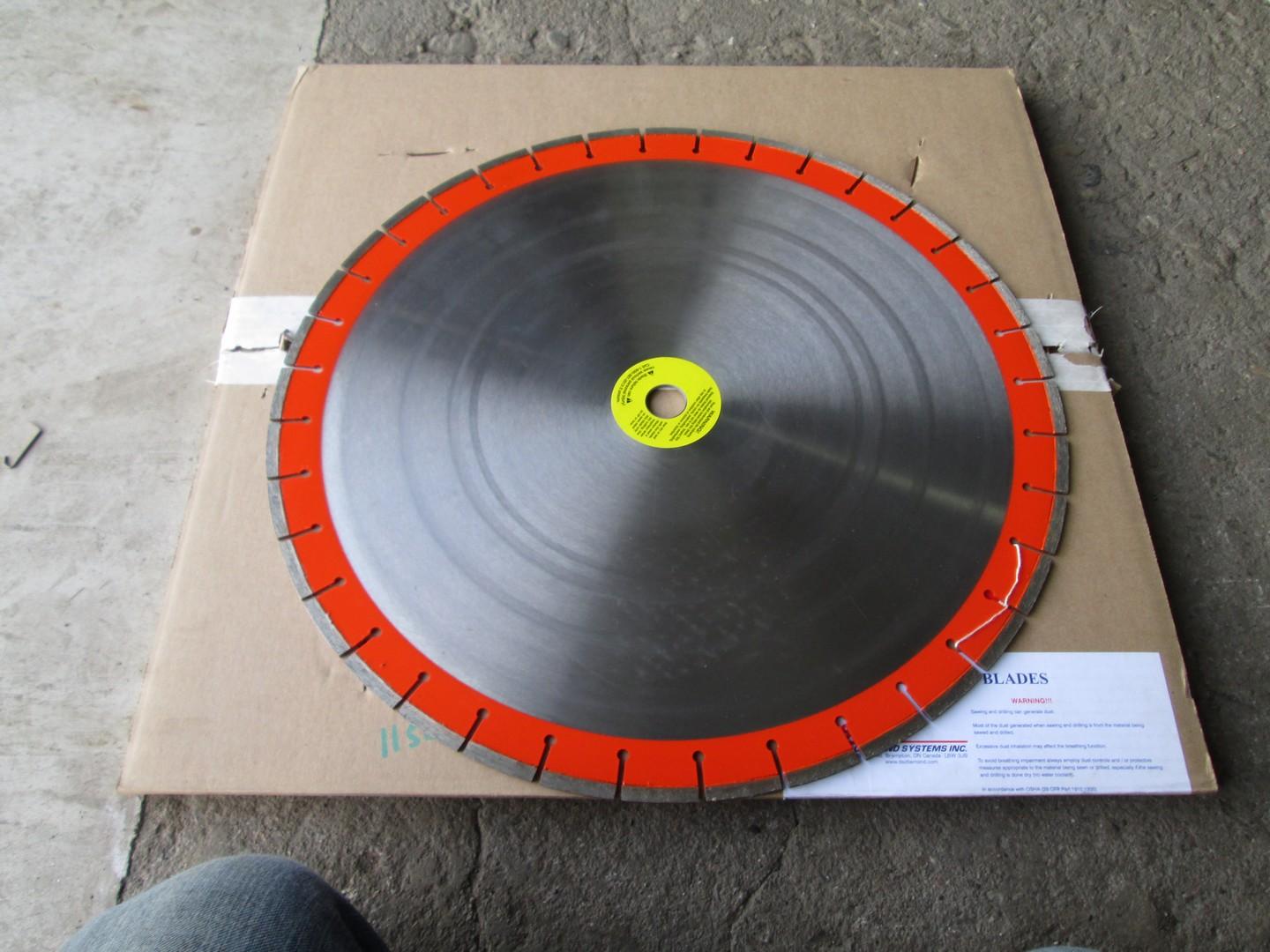 (1) 20" DSI Diamond Tip Blade