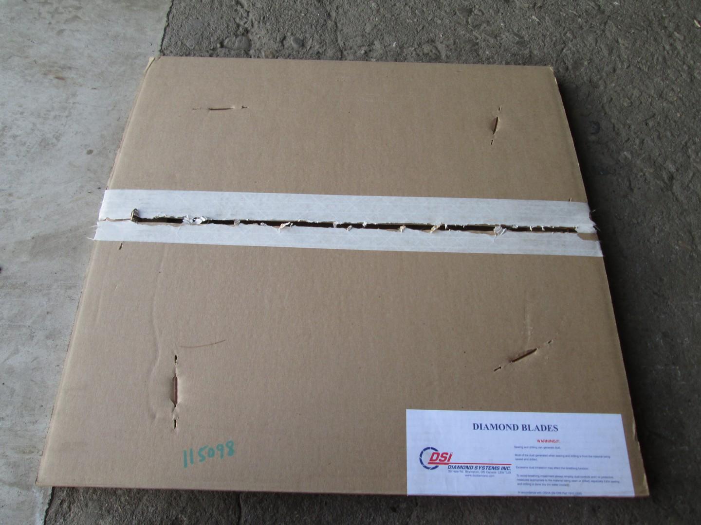 (1) 20" DSI Diamond Tip Blade