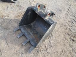 24" Mini Excavator Bucket With Teeth