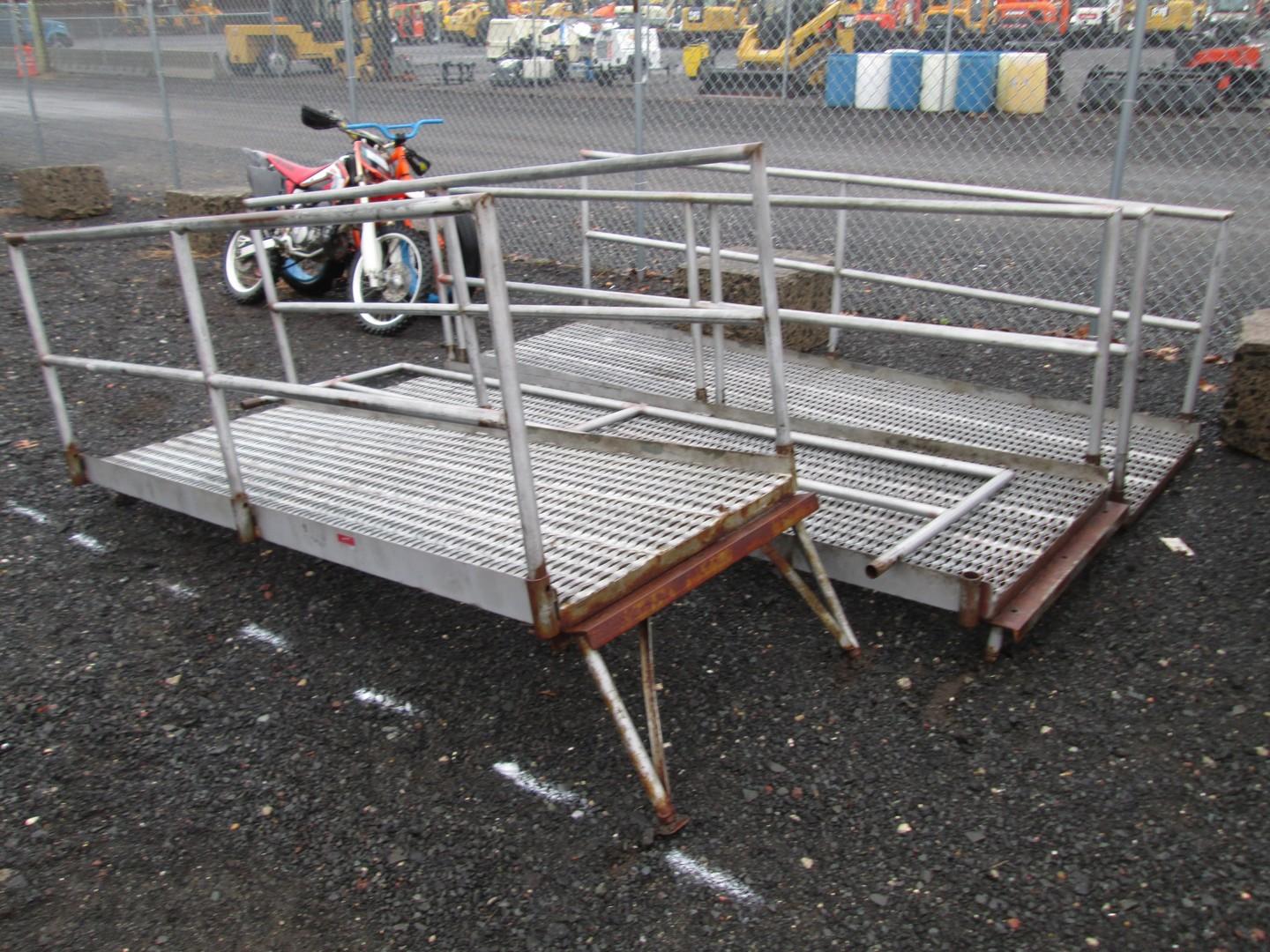 (3) Steel Work Platforms