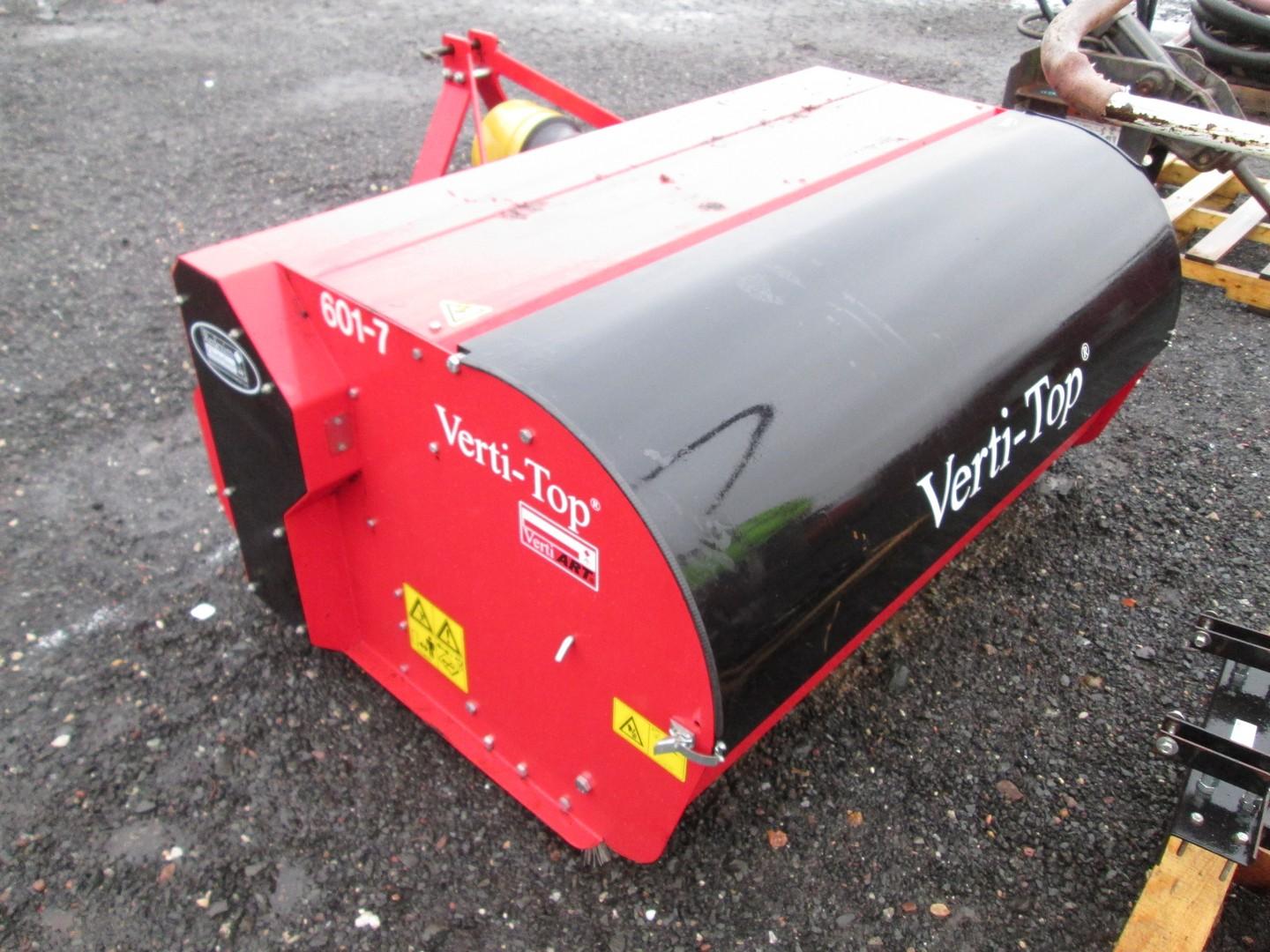 Verti-Top 3 Point Hitch Sweeper