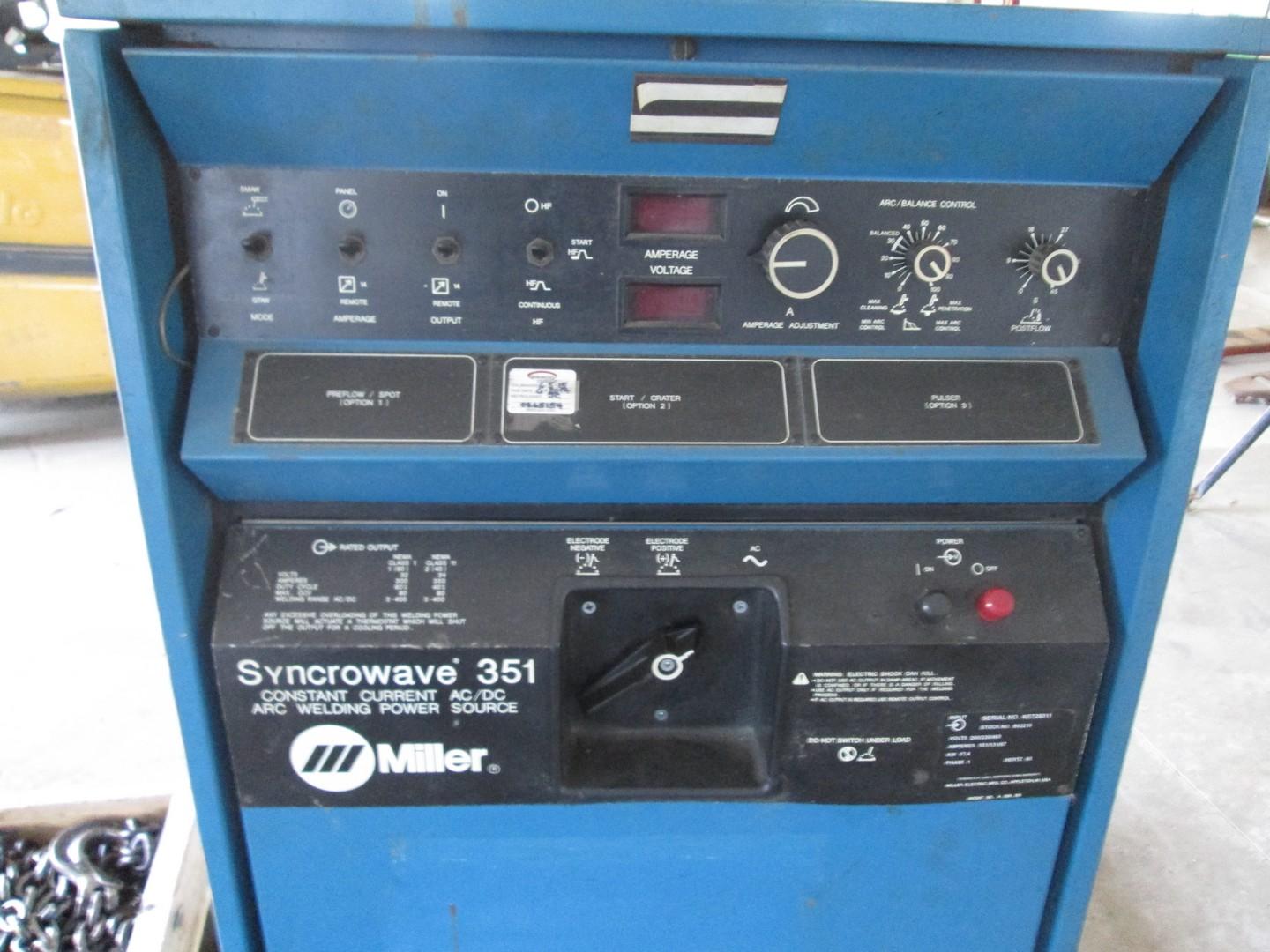 Miller Syncrowave 351 Welder