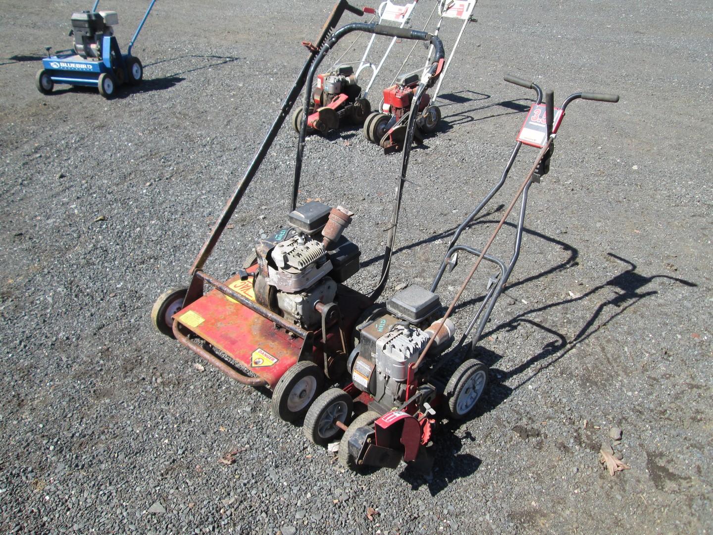 Giant Vac Walk Behind Lawn Thatcher,