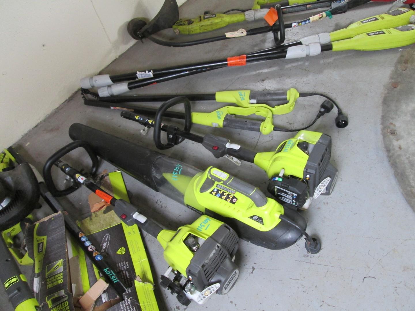 Assorted Gas/Electric/Battery Powered Tools